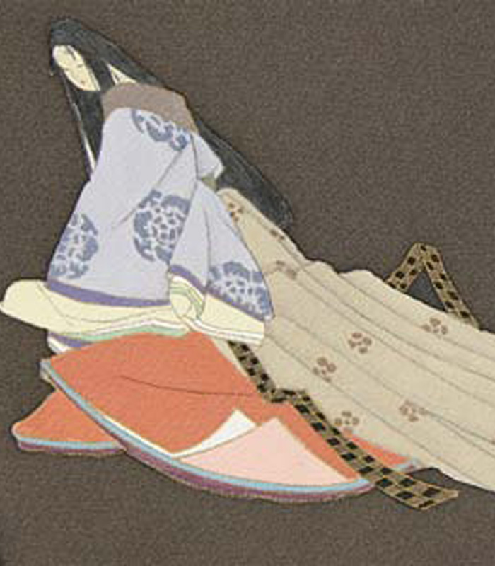 1205-00009 レンタル付下げ 作家「高橋 翠延」作 姫と鼓｜レンタル